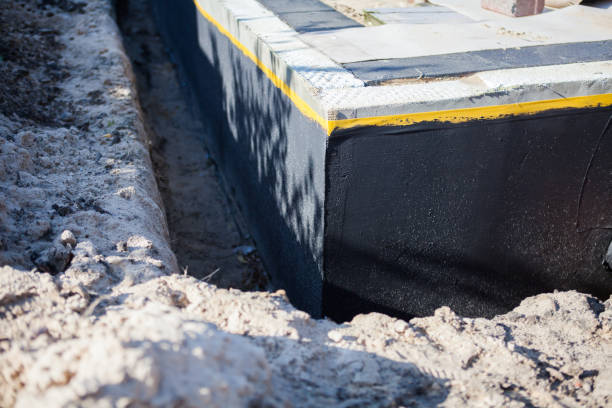 Professional Waterproofing technician working in Bethel, NC